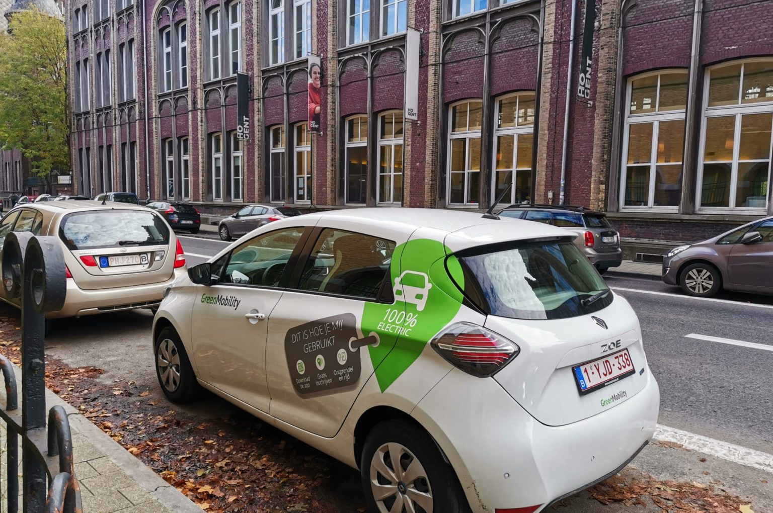 IMG_20201015_130532 GreenMobility car in Ghent