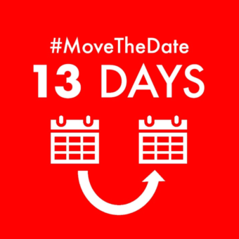 Move the date 13 days