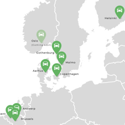 Elektrisch autodelen met GreenMobility in 8 Europese steden
