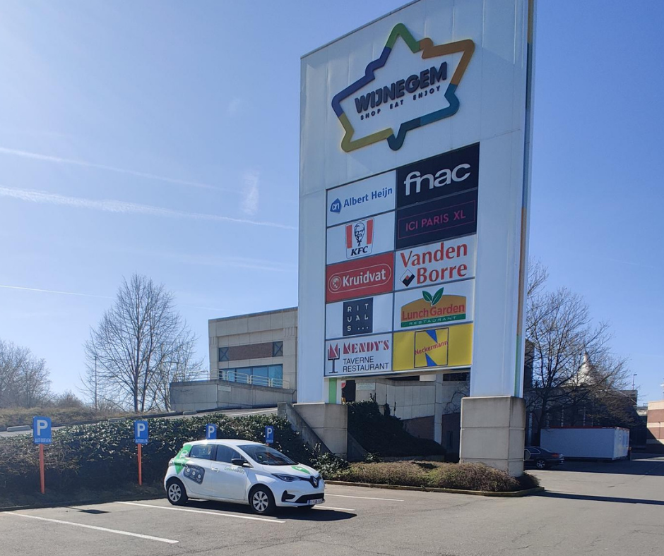 Een Green aan de Hotspot op Parking Wijnegem