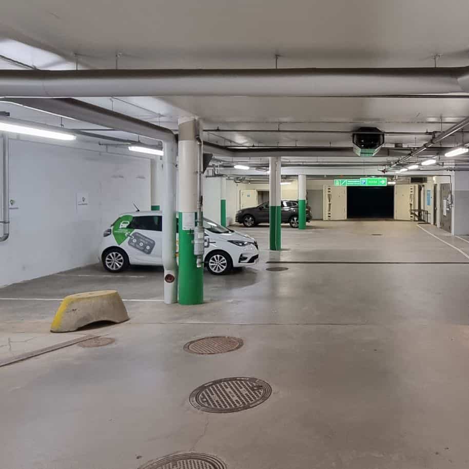 GreenMobility parking Technopolis Ruoholahti