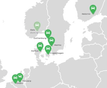 GreenMobilitys städer Europa